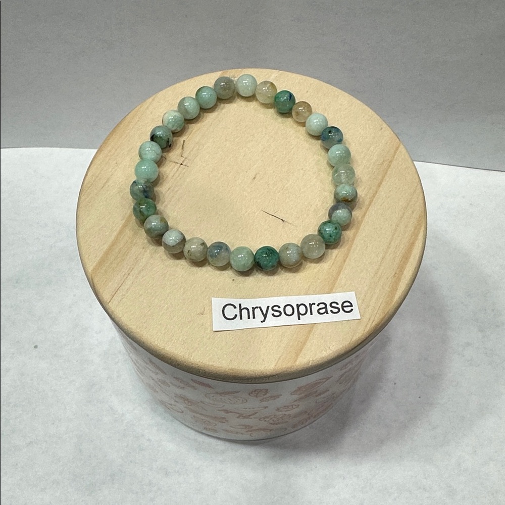 Chrysoprase Beaded Bracelet